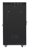 Lanberg 19 inch installation cabinet, standing, 27u 800x1000 black, lcd glass door (flat pack)