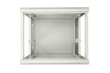 Extralink Wall cabinet rack 9U 600x450 gray metal door