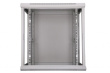 Extralink Wall cabinet rack 12U 600x600 gray glass door