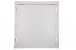 Extralink Wall cabinet rack 12U 600x600 gray glass door