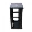 Extralink Rack cabinet 15U 600x450mm black hanging