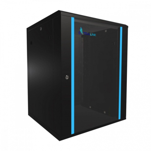 Extralink Rack cabinet 15U 600x600mm black hanging