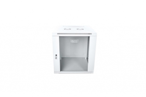 Digitus DN-W19 12U/600 rack cabinet Wall mounted rack Light grey