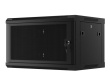 Lanberg Hanging cabinet 19 inches 6U 600x450 perforated doors (flat pack) black