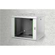 Digitus | Wall Mounting Cabinet | DN-19 09-U | Grey | IP protection class: IP20; Front door: Glass door, single opening; Cabinet type: Wall mounting cabinet; Equipment mounting depth min.-max.: 305-370 mm; Load capacity: 100 kg; Dimensions: 509 x 600 x