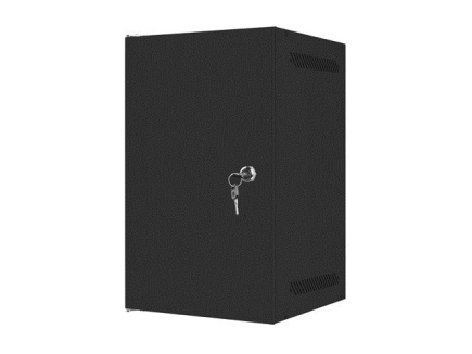 LANBERG 10'' WALL-MOUNTED RACK CABINET 9U (280X310, BLACK)