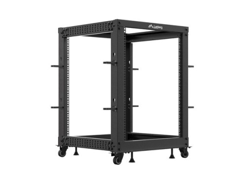 Lanberg OR01-6115-B rack cabinet 15U Freestanding rack Black