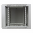 Digitus Wall mount cabinet 19 9U 501/600/450mm, glass door, grey (RAL 7035)