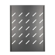 Extralink Fixed shelf 1U 350mm Black 19