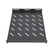 Extralink Fixed shelf 1U 350mm Black 19