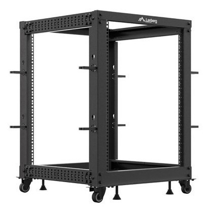 Lanberg OR01-6115-B rack cabinet 15U Freestanding rack Black