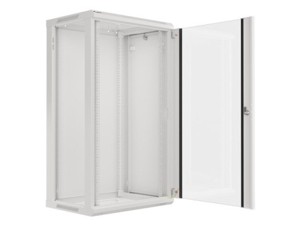 Lanberg Wall mounting rack cabinet 19''  22U 600x450mm Grey