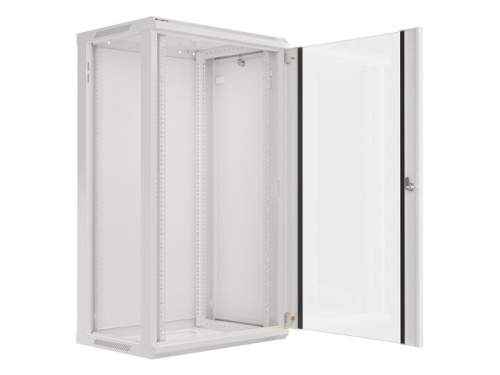 Lanberg Wall mounting rack cabinet 19''  22U 600x450mm Grey