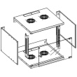 Techly Wall Rack Cabinet 19 6U D450 Black Assembled