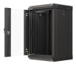 Lanberg WF11-3309-10B rack cabinet 9U Wall mounted rack Black