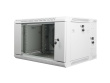 Lanberg WF02-6606-10S rack cabinet 6U Wall mounted rack Grey