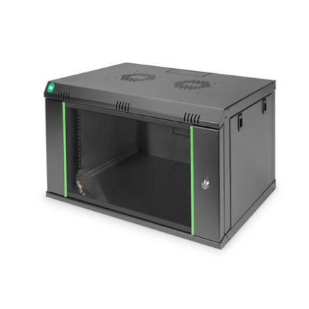 Digitus Wall Mounting Cabinets Dynamic Basic Series | DN-19 07-U-EC-SW | Black | 38.9 x 60 x 45 cm DN-19 07-U-EC-SW