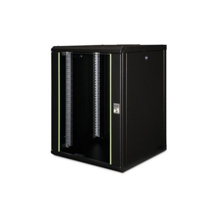 Digitus Wall Mounting Cabinet Unique Series | DN-19 16U-6/6-SW | Black | 82 x 60 x 60 cm DN-19 16U-6/6-SW