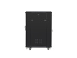 Lanberg Standing cabinet 19 inches 22U 600x800 perforated door, black