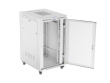 Lanberg Free-standing installation rack cabinet 19 inches 27U 800x1000 perforated doors LCD gray (Flat pack)