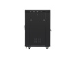 Lanberg Free-standing cabinet 19 inches 22U 600x800 glass doors LCD (flat pack) v2 black