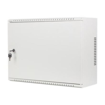 Lanberg | Rack cabinet 19'' wall-mount 4U+3U/540x200 low-profile | WAF1-5203-04-00S | Grey WAF1-5203-04-00S