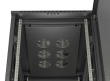 Lanberg Szafa instalacyjna rack stojąca 19 cali 22U 600x1000 czarna drzwi perforowane ( flat pack)