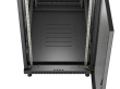 Lanberg Szafa instalacyjna rack stojąca 19 cali 22U 600x1000 czarna drzwi perforowane ( flat pack)