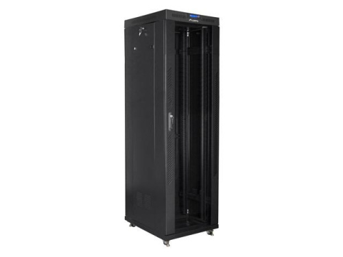 Lanberg FF01-6842-12BL rack cabinet 42U Freestanding rack Black