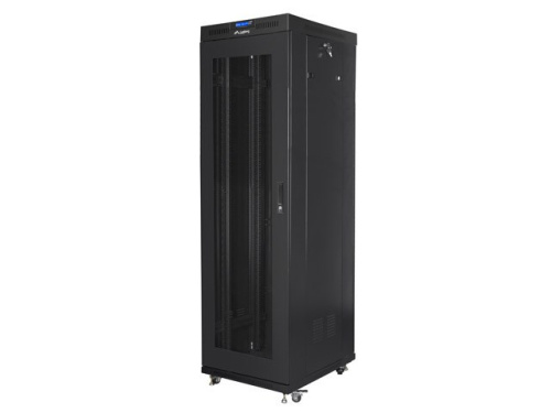 Lanberg FF01-6842-23BL rack cabinet 42U Freestanding rack Black