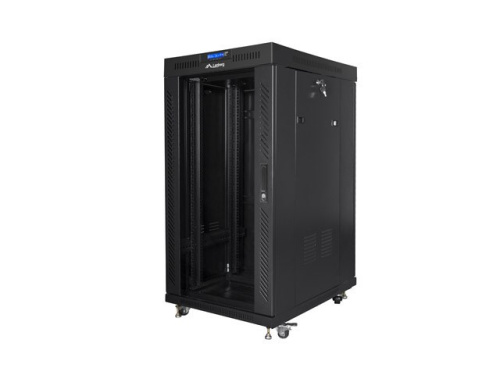 Lanberg FF01-8822-12BL rack cabinet 22U Freestanding rack Black