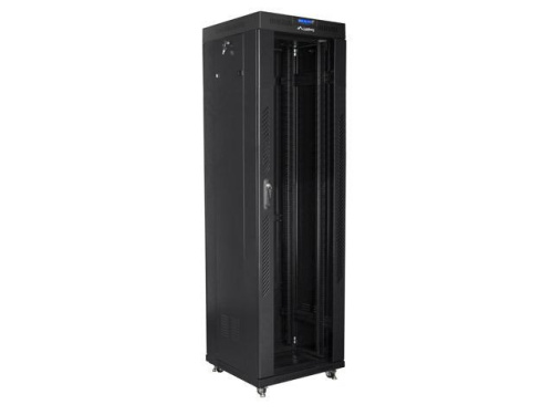 Lanberg FF01-6642-12BL rack cabinet 42U Freestanding rack Black