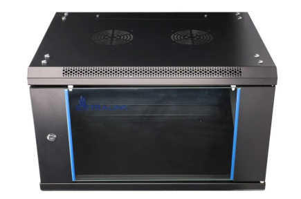 Extralink 6U 600x450 Black | Rack cabinet | wall-mounted