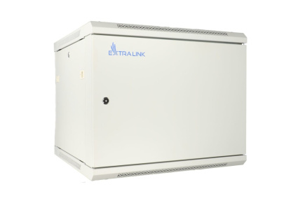 Extralink 12U 600x450 ASP Grey | Rack cabinet | wall-mounted, solid sheet metal door