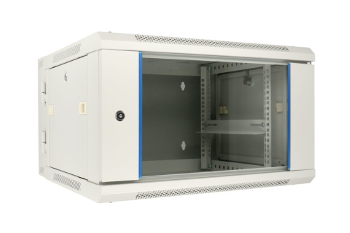 Extralink 6U 600x600 AZH Grey | Rack cabinet | wall-mounted, two-section
