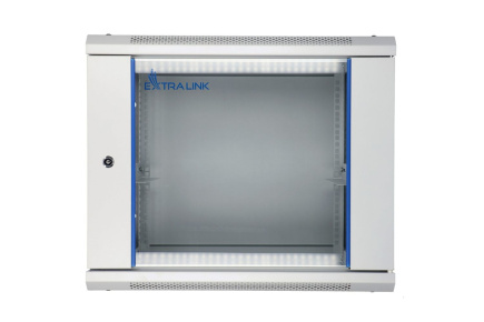 Extralink 9U 600x450 Grey | Rack cabinet | wall-mounted