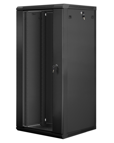 Lanberg WF01-6627-10B rack cabinet 27U Wall mounted rack Must