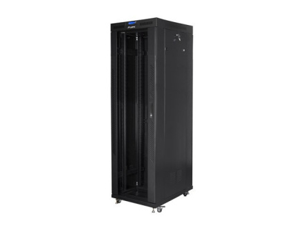 Lanberg FF01-8842-12BL rack cabinet 42U Freestanding rack Черный