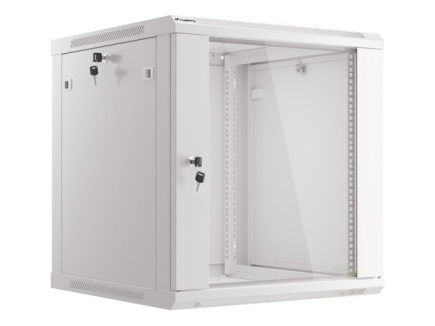 Lanberg WF01-6612-10S rack cabinet 12U Wall mounted rack Grey