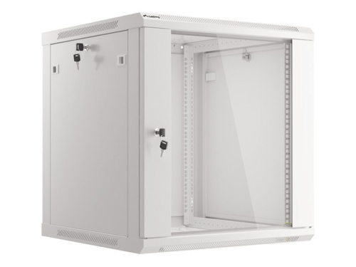 Lanberg WF01-6612-10S rack cabinet 12U Wall mounted rack Grey