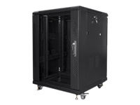LANBERG FF01-6615-12B Lanberg free-standing rack 19 self-assembly flat pack 15U/600x600mm Must