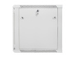 Lanberg wall-mounted installation rack cabinet 19'' 12U 600x600mm gray (glass door)
