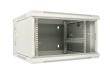 Extralink Rackmount cabinet 6U 600x600 AZH Gray wall mounted, swing type