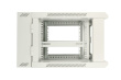 Extralink Rackmount cabinet 6U 600x600 AZH Gray wall mounted, swing type