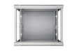 Extralink Rackmount cabinet 9U 600x600 Gray wall mounted SZAEXTWIS0011