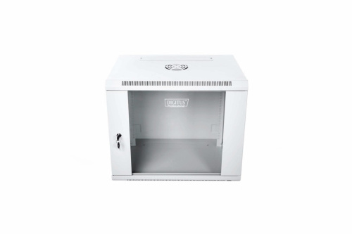Digitus DN-W19 09U/450 rack cabinet 9U Wall mounted rack Light grey