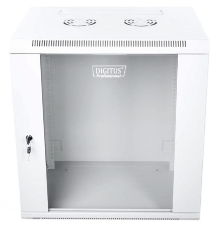 Digitus DN-W19 12U/450 rack cabinet Wall mounted rack Grey