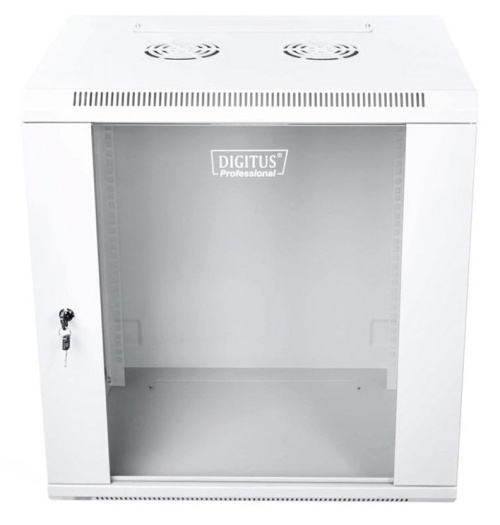 Digitus DN-W19 12U/450 rack cabinet Wall mounted rack Grey