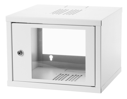 Digitus CL-19 04U rack cabinet 4U Wall mounted rack Light grey