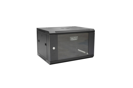 Digitus DN-W19 06U/450/B rack cabinet 6U Wall mounted rack Black